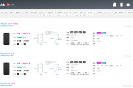 iPhone 所有机型参数大全 / Apple 苹果产品参数中心