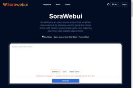 SoraWebui-开源 Sora Web 客户端 文本在线生成视频