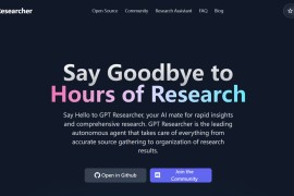 GPT Researcher – 基于 GPT 的综合在线研究报告生成工具