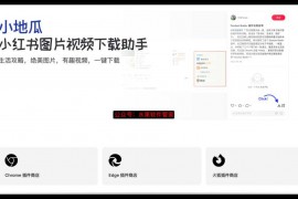 小地瓜-小红书图片视频下载助手，支持下载无水印地！